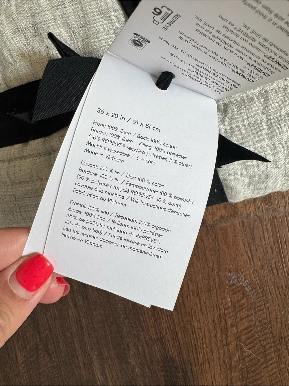 West Elm Flax Linen King Sham Pair Set of 2 in Natural